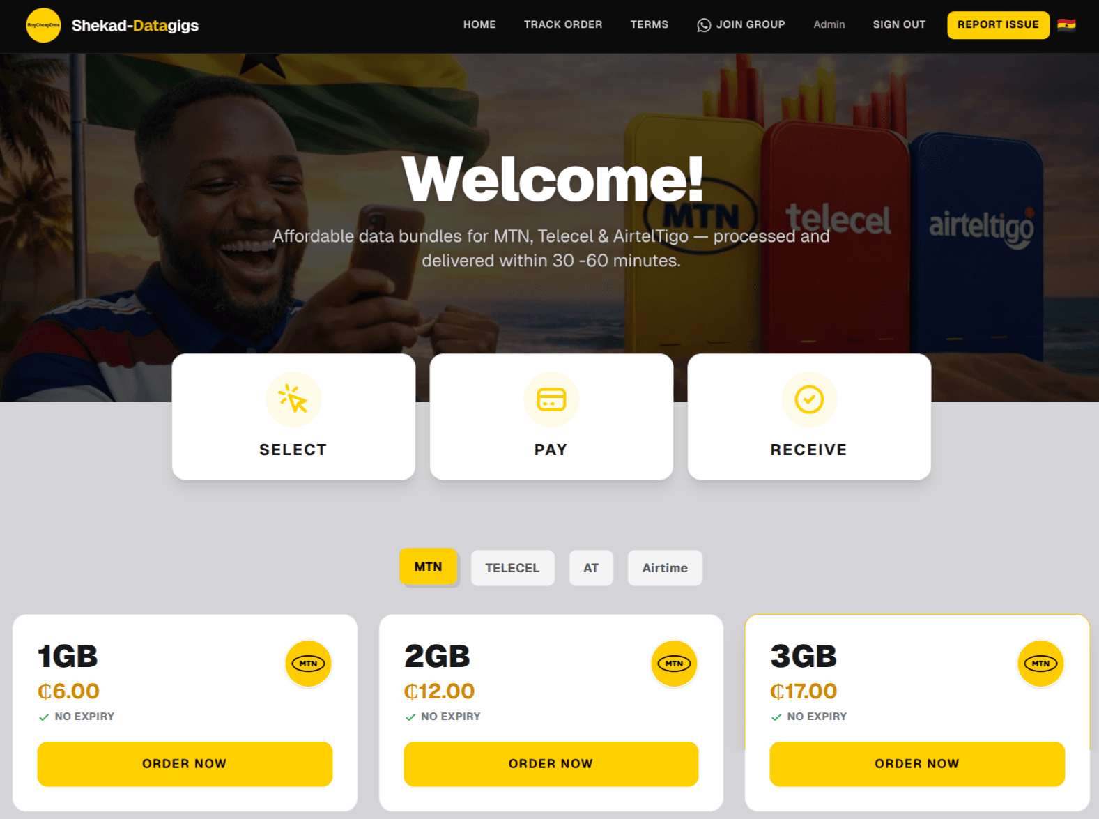 Buy CheapData GH screenshot
